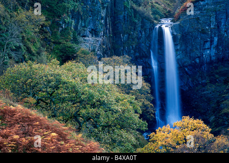 Ffrwd Fawr Dylife Powys Galles Centrale Foto Stock