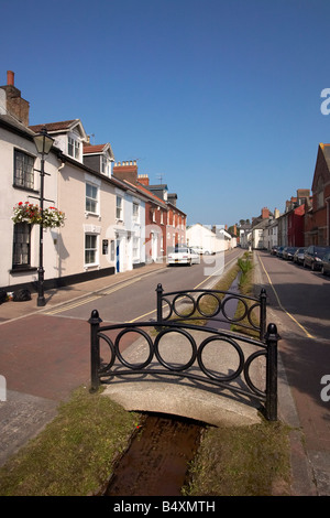 Castle Street, Tiverton Devon, Inghilterra, Regno Unito Foto Stock