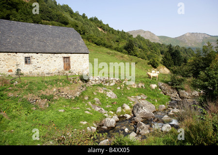 Casa sul paesaggio Foto Stock