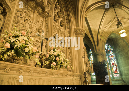 Cappella di Betlemme nel livello inferiore della Cattedrale Nazionale di Washington a Washington DC Foto Stock