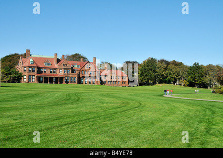 "Vineland Mansion' in 'Newport Rhode Island' dal lungo la Cliffwalk che è ora parte di 'Salve Regina università" Foto Stock