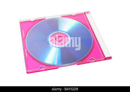 Compact Disc in custodia di plastica Foto Stock