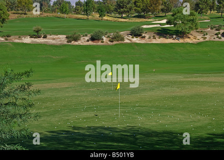 Indian Wells Golf Resort Indian Wells, adiacente al Palm Desert CA nel cuore della Valle di Coachella vicino a Palm Springs Foto Stock