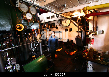Ingegnere della nave a vapore Foto Stock