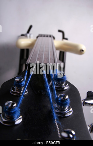 Paletta di un 5-stringa bassguitar Foto Stock