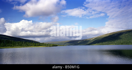 Grövelsjön, un lago in Svezia. Questo è in Älvdalen in Dalarna. Foto Stock