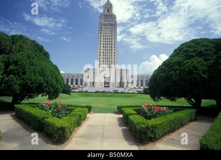 State Capitol Building Baton Rouge Louisiana Foto Stock