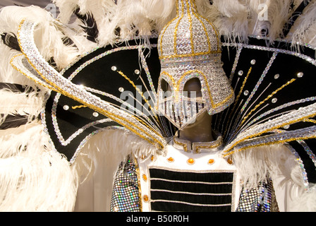 Manichini in costume presso il Mardi Gras museo di Imperial Calcasieu, Lake Charles, Louisiana Foto Stock