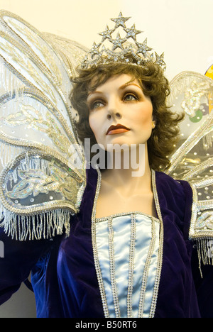 Manichini in costume presso il Mardi Gras museo di Imperial Calcasieu, Lake Charles, Louisiana Foto Stock