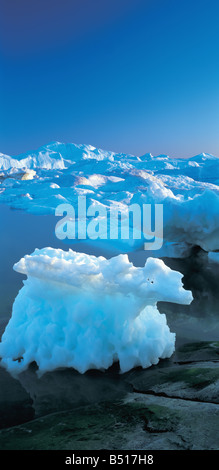 Iceberg, Disko Bay, la Groenlandia Foto Stock