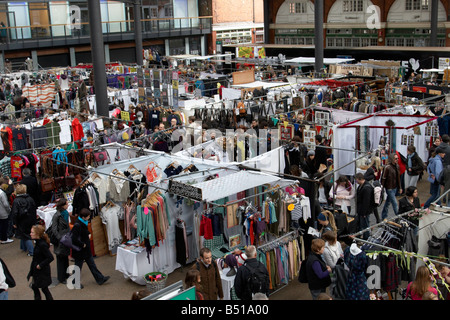 Spitalfields Market nella zona est di Londra Foto Stock