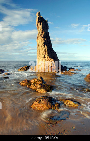 Uno dei tre Re Magi, Cullen Beach, Aberdeenshire, Scozia Foto Stock