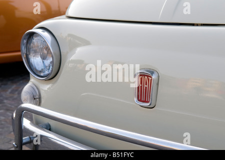 Fiat 600 autovettura, lago di garda, Italia Foto Stock