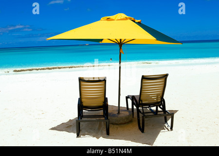 Spiaggia di Isola di Praslin Seychelles Foto Stock