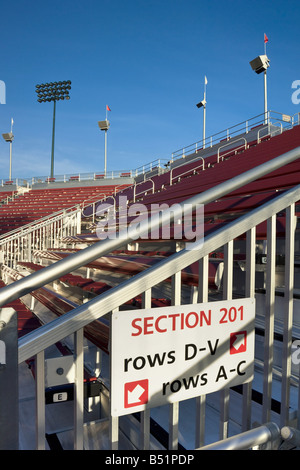 Gradinate in Stanford Stadium, Stanford, in California, Stati Uniti d'America Foto Stock