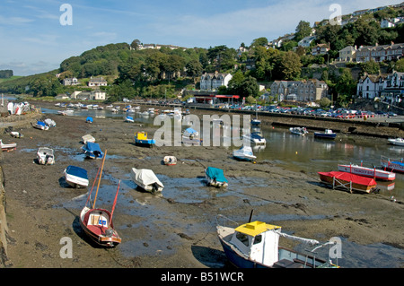 Bassa marea a Looe Cornwall westcountry Inghilterra 0952 SCO Foto Stock