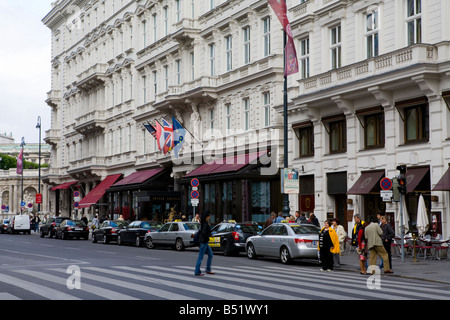 Hotel Sacher di Vienna Foto Stock