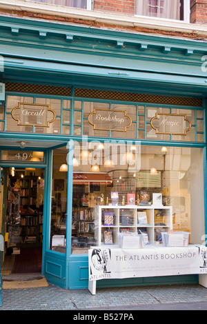 L'Atlantis occulto Museo Bookshop Street Bloomsbury a Londra Foto Stock