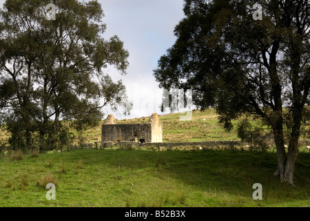 Black Middens Bastle Northumberland Foto Stock