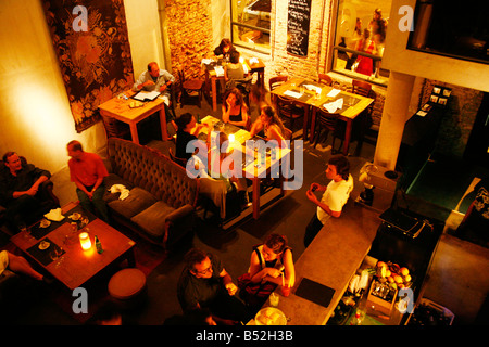 Marzo 2008 - Bar 6 un cafe e bar nella zona alla moda di Palermo Viejo noto come Soho Buenos Aires Argentina Foto Stock