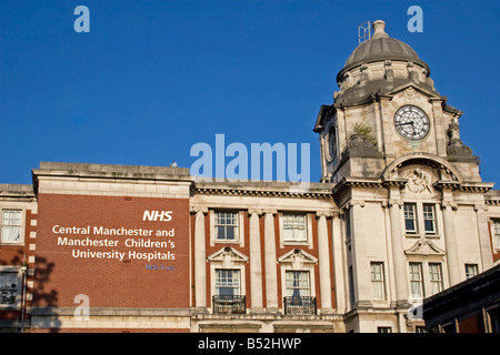 Il centro di Manchester e Manchester per bambini negli ospedali universitari, MRI, Manchester, Regno Unito Foto Stock