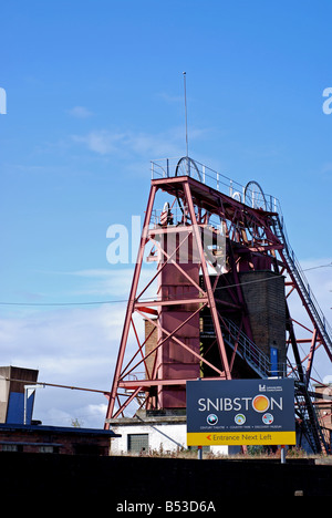 In miniera Snibston Discovery Park, Coalville, Leicestershire, England, Regno Unito Foto Stock