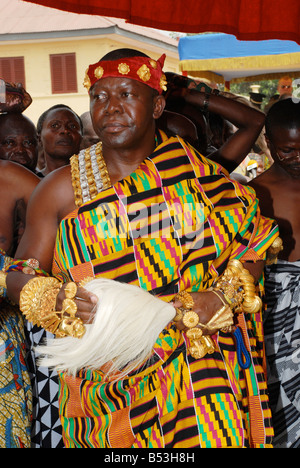 Otumfuo Osei Tutu II, il Re degli Ashanti , Ghana Foto Stock