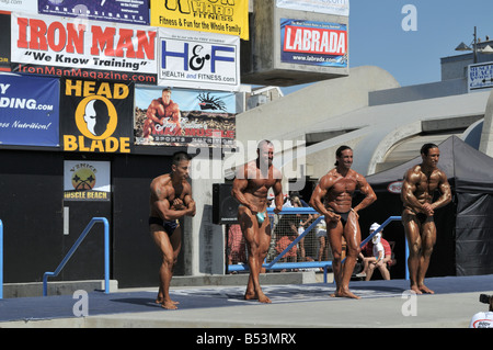 Celebrazione del corpo - un evento annuale il giorno della Festa del Lavoro in Venice, California Foto Stock