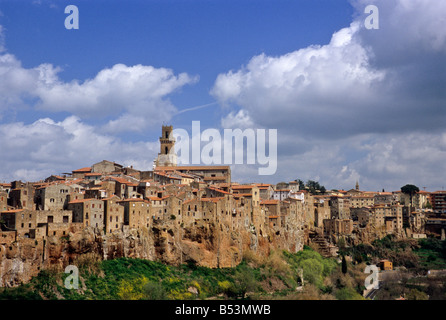 Pitigliano, provincia di Grosseto, Toscana, Italia Foto Stock