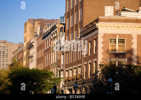 Elegante Newbury Street Boston Massachusetts Foto Stock