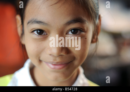 La ragazza di pasar atas bukittingi sumatra indonesia Foto Stock