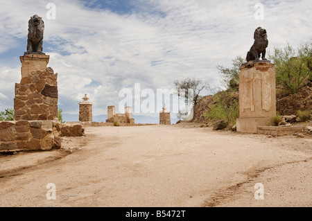 San Xavier Missione, Nuovo Messico. Foto Stock