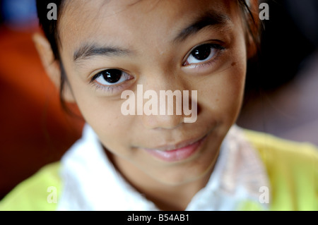 La ragazza di pasar atas bukittingi sumatra indonesia Foto Stock