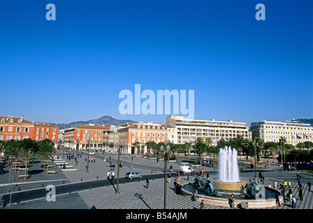 Nizza Place Massena Square Alpes-maritimes 06 French Riviera Cote d Azur PACA Francia Europa Foto Stock