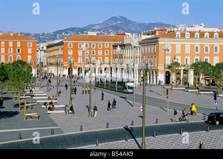 Nizza Place Massena Square Alpes-maritimes 06 French Riviera Cote d Azur PACA Francia Europa Foto Stock