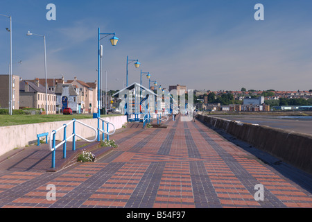 Kirkcaldy lungomare guardando a nord Fife Scozia Luglio 2008 Foto Stock