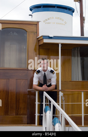 Yacht di lusso grazia Anne II Lago dei boschi Foto Stock