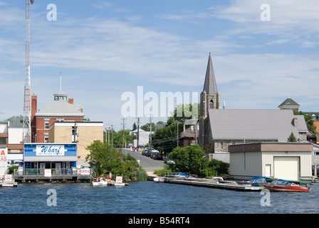 Waterfront kenora ontario Foto Stock