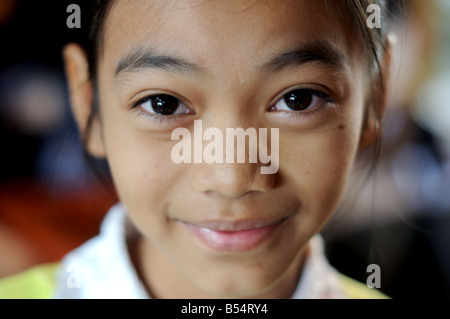 La ragazza di pasar atas bukittingi sumatra indonesia Foto Stock