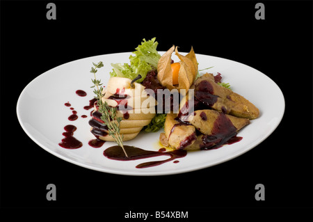 Fegato d oca (foie gras) Foto Stock