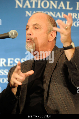 Il leggendario scrittore canzone di Billy Joel indirizzato un Press Club pranzo a Washington DC Ha answeed ampia gamma di domande sulla sua l Foto Stock