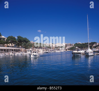 In scena a Porto Cristo, East Coast Mallorca / Maiorca, isole Baleari, Spagna. Foto Stock