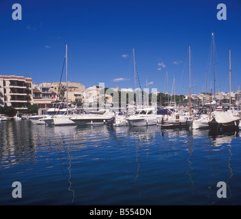 In scena a Porto Cristo marina Costa Est Maiorca Isole Baleari Spagna 5 Ottobre 2008 Foto Stock