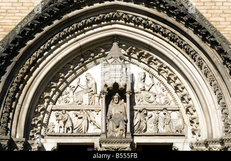 Parte del portico di originale St Wilfrid la Chiesa in York, Inghilterra, "Gran Bretagna" Foto Stock