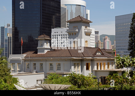 La sede del governo, Superiore Albert Road, Hong Kong Foto Stock