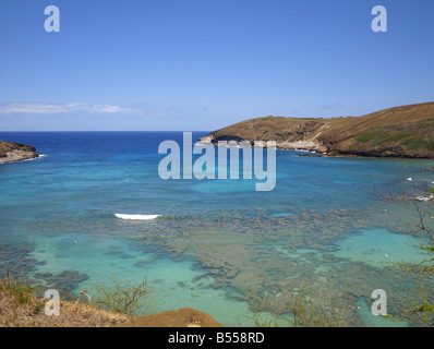 Hanauma Bay , Oahu , Hawaii Foto Stock