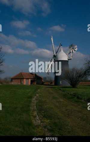 Il mulino a vento di Tuxford Foto Stock