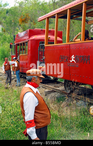 Chaski Antawa (Messenger treno), Ecuador Foto Stock