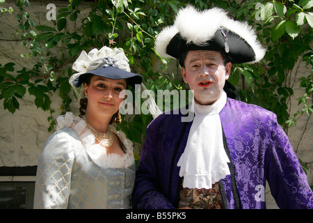 Il francese Gentry, Les Fetes de la Nouvelle Francia, Quebec City, Quebec, Canada Foto Stock