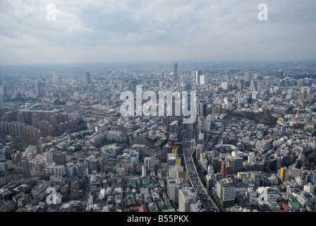 Lo skyline di Tokyo Giappone Foto Stock